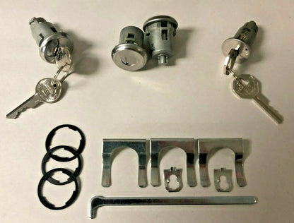 Ignition, Door & Trunk Lock Set – Fits 1965 Buick Models; 1965 Chevrolet Models; 1963–1965 Oldsmobile Models; 1963–1965 Pontiac Models