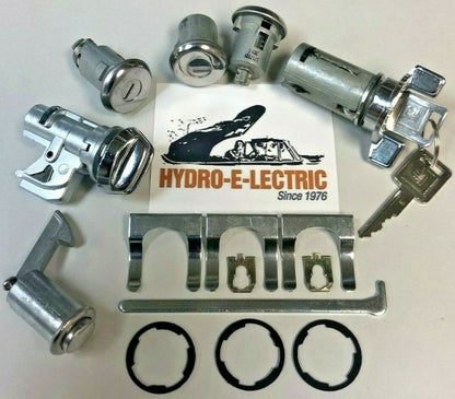 Complete Lock Set with Keyless Console and GM Keys – Fits 1970–1972 Chevrolet Chevelle, Malibu, and Monte Carlo