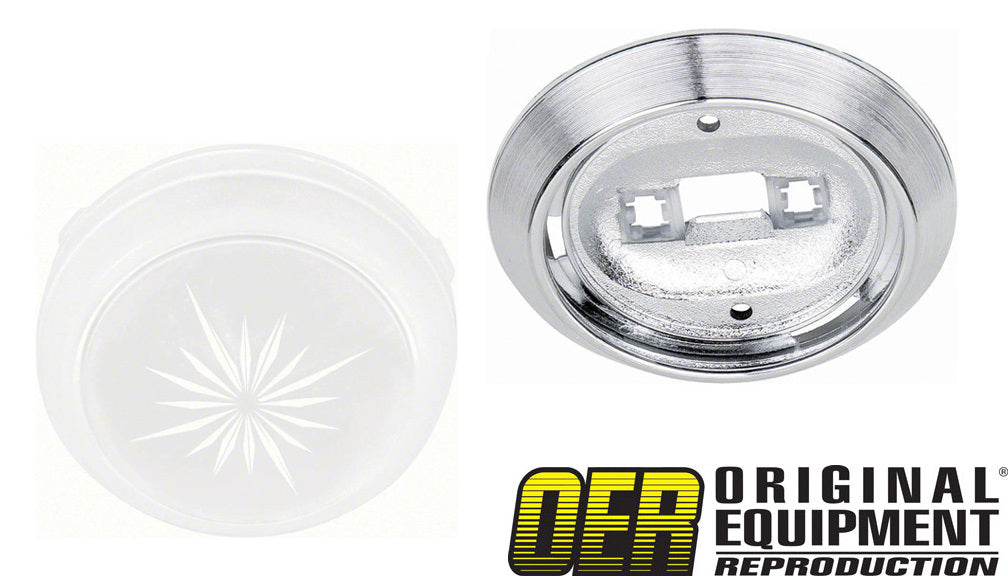 Interior Dome Lamp/Light Base and Lens