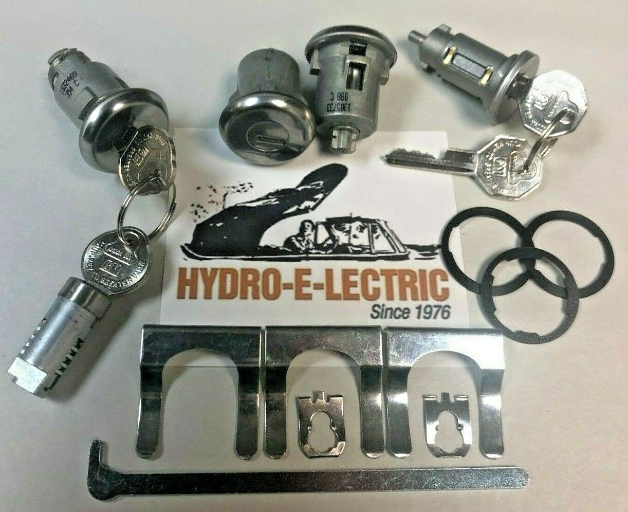 Complete OE Style Lock Set with GM keys for 1966-1967 Cutlass, 442 & F85