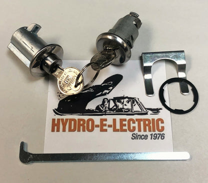 Trunk and Glove Compartment Lock Set with Original GM Pear-Head Keys – Fits 1961–1962 Pontiac Tempest