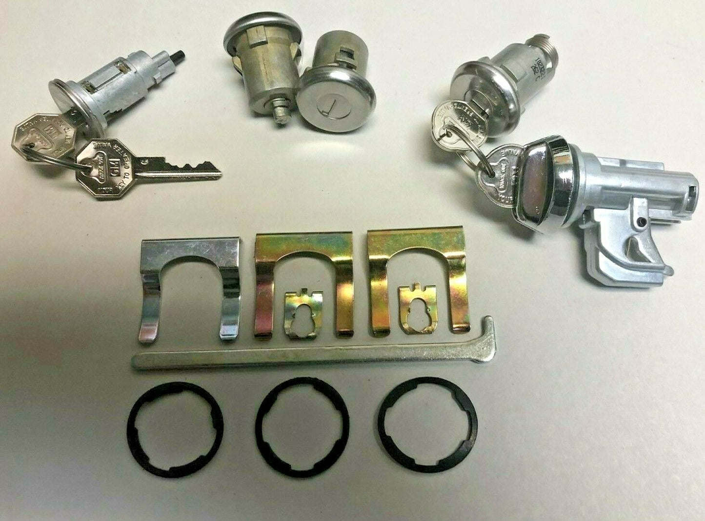 NEW 1968 Chevy II Nova Complete OE Style Lock Set- Original GM Keys