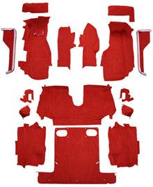 1986-1987 Chevrolet Corvette Convertible Complete Carpet Mass