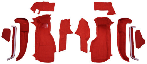 1990-1993 Chevrolet Corvette Front Set Carpet Mass