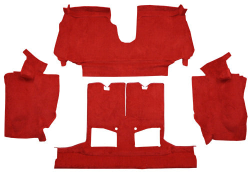 1990-1993 Chevrolet Corvette Convertible with 2 Door Latches Rear Carpet Mass