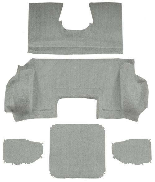 1999-2000 Chevrolet Corvette Hardtop Rear with Pad Carpet