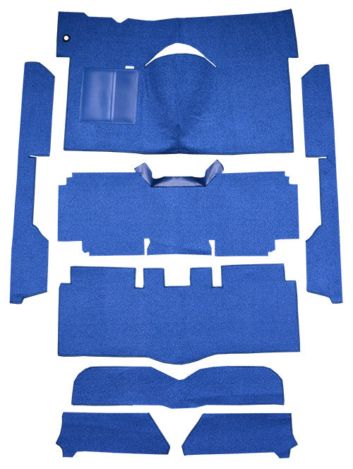 1963-1965 Ford Falcon 2DR Convertible Auto Bucket Seat Cut & Sewn Carpet