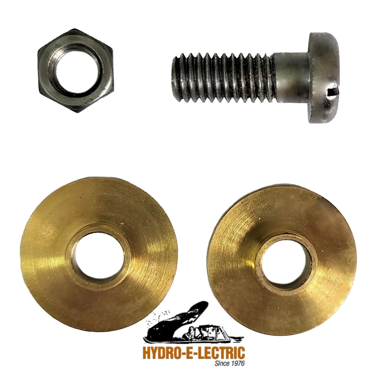 Convertible Main Pivot Bolt with Bushings & Nut, 1968-1972 GM A-Body