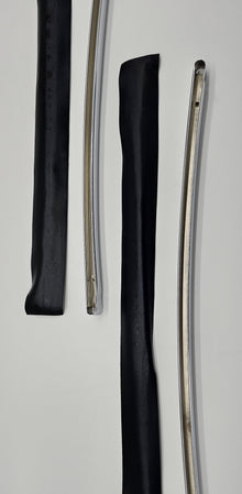 Quarter Window Chrome Retainer Sash, Pair 1969-1970 GM B&C Body 2 Door