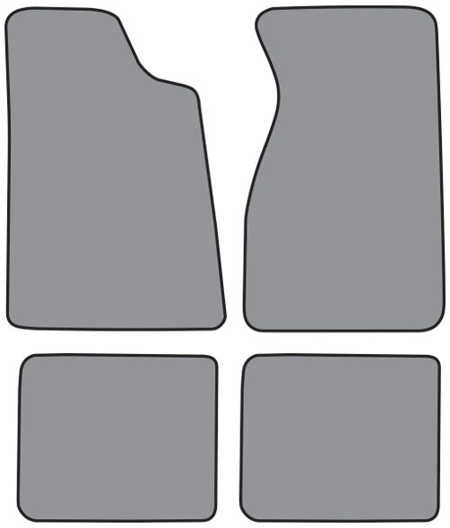 1979-1986 Mercury Capri Floor Mat 4pc Cutpile (FM06F, FM18R)