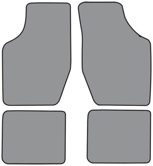 1985 Buick Skylark Floor Mat 4pc Cutpile (FM12F, FM18R)