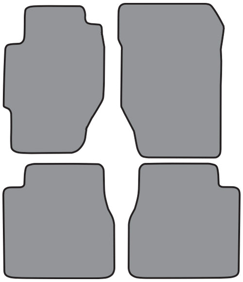 1998-2002 Honda Accord 2DR Floor Mat 4pc Cutpile (FM129, FM129R)