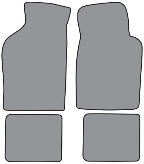 1988-1991 Honda Civic Floor Mat 4pc Cutpile (FM156F, FM18R)