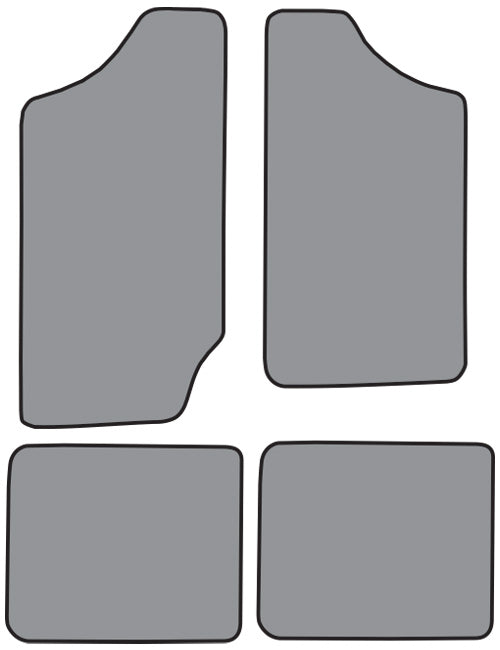 1983-1994 Chevrolet S10 Blazer Floor Mat 4pc Cutpile (FM16F, FM18R)