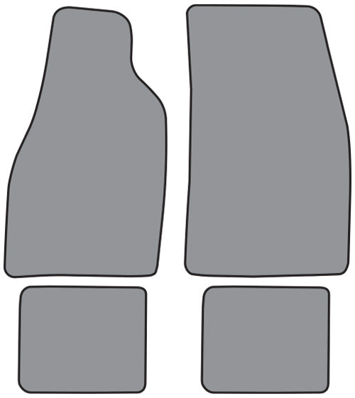 1955-1956 Oldsmobile Super 88 Floor Mat 4pc Loop (FM180F, FM18R)