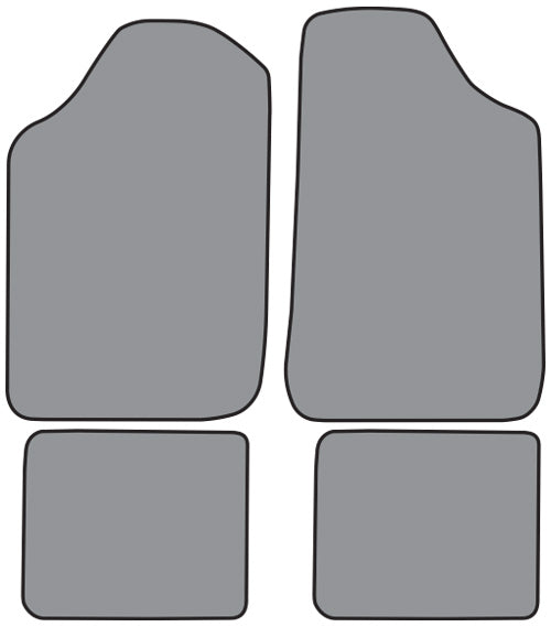 1985-1988 Volkswagen Scirocco Floor Mat 4pc Cutpile (FM185F, FM18R)