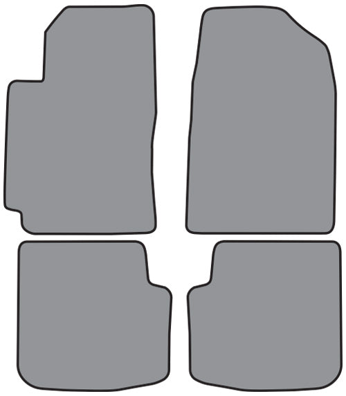 1999-2002 Toyota Solara Floor Mat 4pc Cutpile (FM190, FM190R)