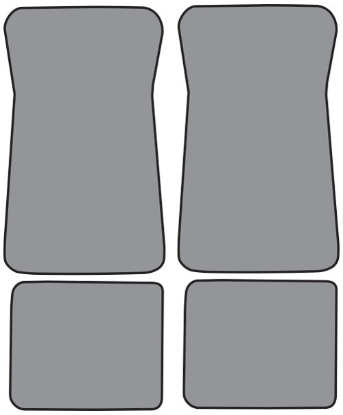 1974-1975 Oldsmobile Vista Cruiser Floor Mat 4pc Cutpile (FM20F, FM18R)