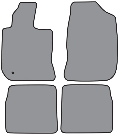 2001-2008 Chrysler PT Cruiser Floor Mat 4pc Cutpile (FM211, FM211R)