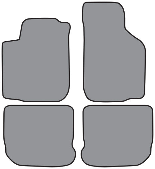 1999-2000 Volkswagen Golf Floor Mat 4pc Cutpile (FM218, FM218R)