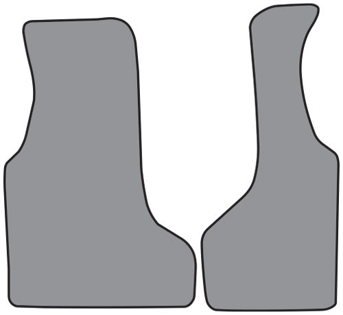 2003-2005 Ford E-350 Club Wagon Van Floor Mat Frt Row 2pc Cutpile (FM270F)