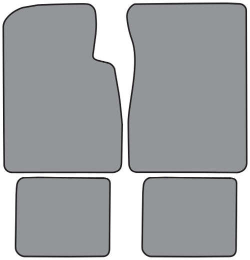 1967 Ford Thunderbird Floor Mat 4pc Loop (FM36F, FM18R)