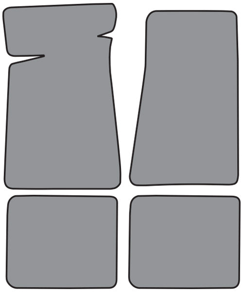 1978-1981 Oldsmobile Cutlass Floor Mat 4pc Cutpile (FM46F, FM18R)