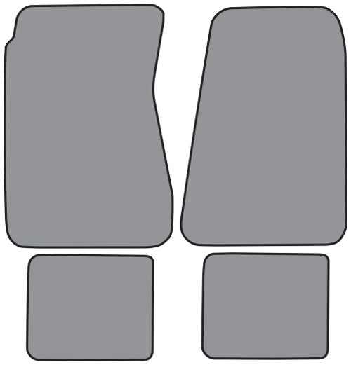 1968-1972 Chevrolet Chevelle Floor Mat 4pc Loop (FM53F, FM18R)