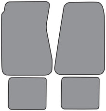 1968-1972 Chevrolet Chevelle Malibu Floor Mat 4pc Loop (FM53F, FM18R)