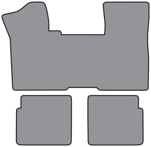 1979-1985 Oldsmobile Toronado without Console 1pc Frt & 2pc Rrs Floor Mat Cutpile (FM62, FM62R)