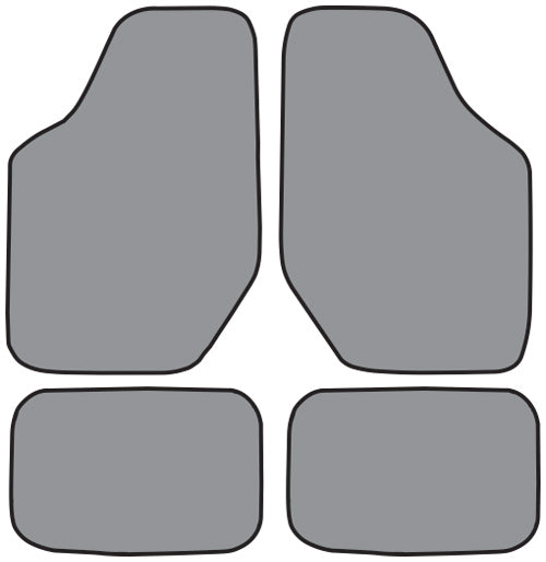 1996-2007 Ford Taurus Floor Mat 4pc Cutpile (FM67, FM67R)