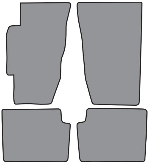 1994-1997 Honda Accord Floor Mat 4pc Cutpile (FM72, FM72R)
