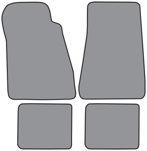 1985-1986 Ford LTD Crown Victoria Floor Mat 4pc Cutpile (FM81F, FM18R)