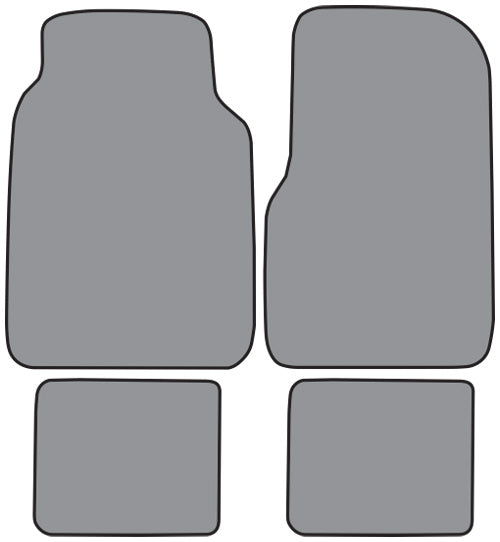 1973 Ford F-250 Crew Cab Floor Mat 4pc Loop (FM82F, FM18R)