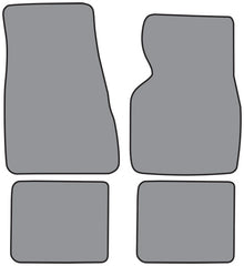 1983-1988 Ford Thunderbird Floor Mat 4pc Cutpile (FM83F, FM18R)
