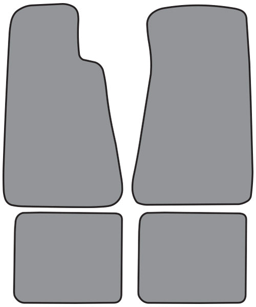 1991-1996 Buick Roadmaster Floor Mat without Snaps 4pc Cutpile (FM89F, FM18R)