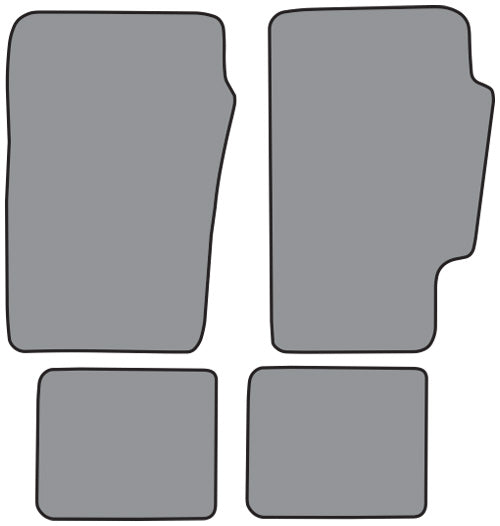1986-1989 Acura Integra 3DR Floor Mat 4pc Cutpile (AC673F, FM18R)