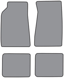 1980-1988 American Motors Eagle Floor Mat 4pc Cutpile (AM111F, FM18R)