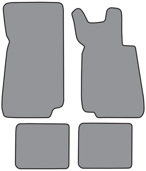 1988-1991 BMW 325iX Floor Mat 4pc Cutpile (BM533F, FM18R)