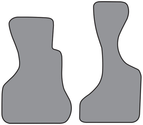 1978-1980 Dodge B200 Van Floor Mat Frt Row 2pc Cutpile (CR107F)