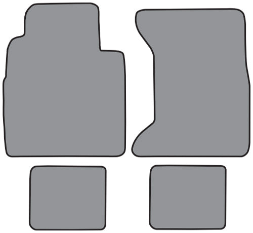 1974-1993 Dodge Ramcharger Floor Mat 4pc Cutpile (FM365F, FM18R)
