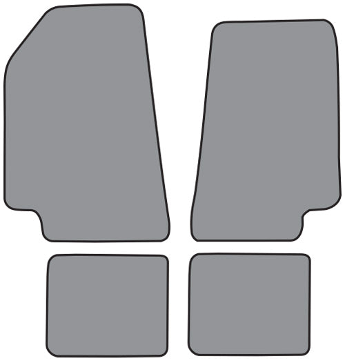 1979-1982 Chrysler New Yorker Floor Mat 4pc Cutpile (CR172F, FM18R)