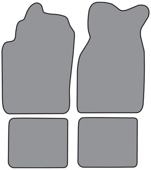 1982 Dodge Omni Charger Floor Mat 4pc Cutpile (CR185F, FM18R)