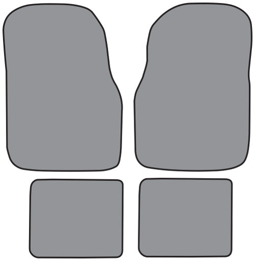 1976-1980 Dodge Aspen Floor Mat 4pc Cutpile (CR190F, FM18R)