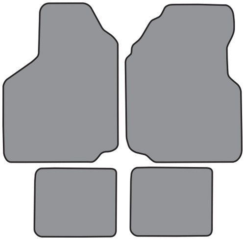 1981-1989 Dodge Aries Floor Mat 4pc Cutpile (CR192F, FM18R)