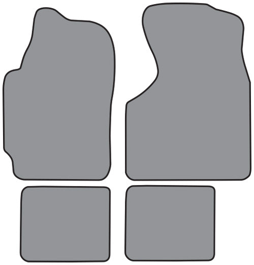 1985-1989 Dodge Lancer Floor Mat 4pc Cutpile (CR584F, FM18R)