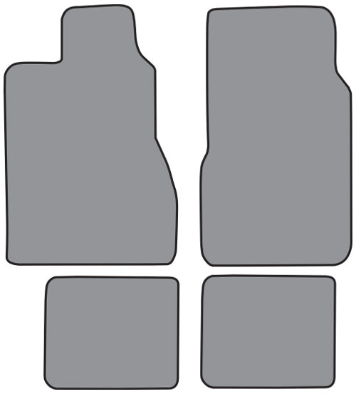 1984-1986 Nissan 200SX Floor Mat 4pc Cutpile (DA574F, FM18R)