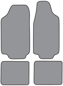 1971-1973 Ford Pinto Floor Mat 4pc Loop (FO252F, FM18R)