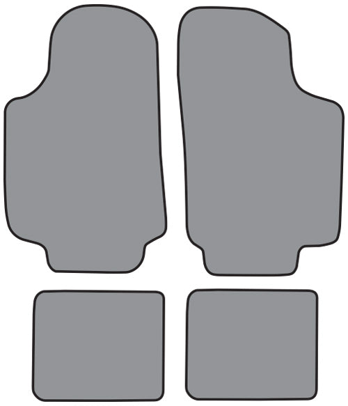1981-1984 Mercury Lynx Floor Mat 4pc Cutpile (FM209F, FM18R)