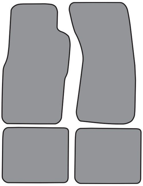 1989-1997 Mercury Cougar Floor Mat 4pc Cutpile (FM275F, FM18R)
